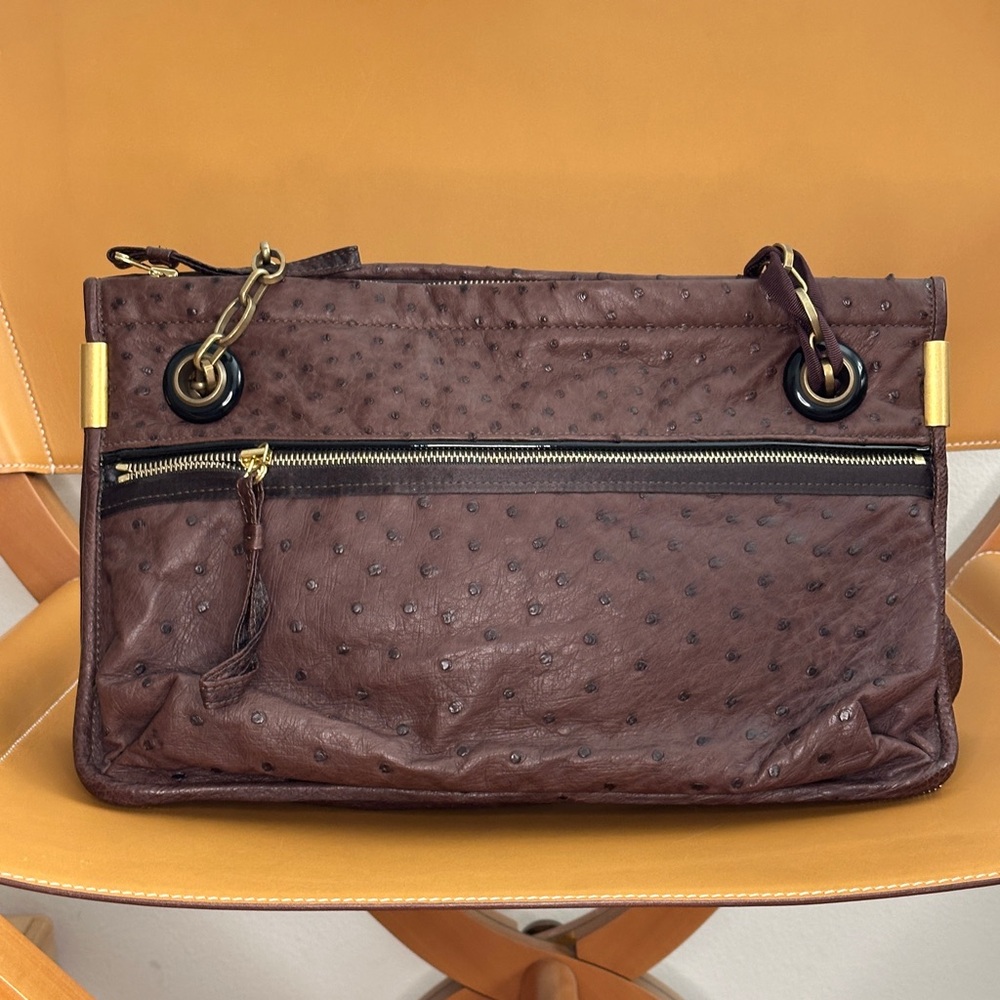 Amalia ostrich handbag
Very good condition
Brown, Ostrich